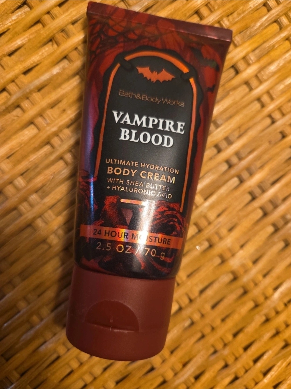 Bath & Body Works Vampire Blood Body Cream - Deep Red Packaging
